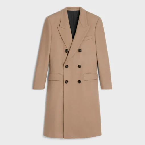 boxy coat in cashmere cloth