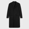 Boxy coat in felt