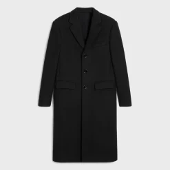 Boxy coat in felt