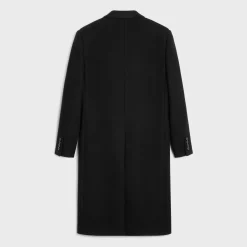Boxy coat in felt
