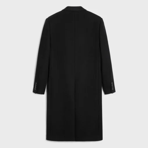 Boxy coat in felt