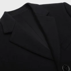 Boxy coat in felt