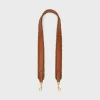 BRAIDED STRAP in NATURAL CALFSKIN with Gold Finishing