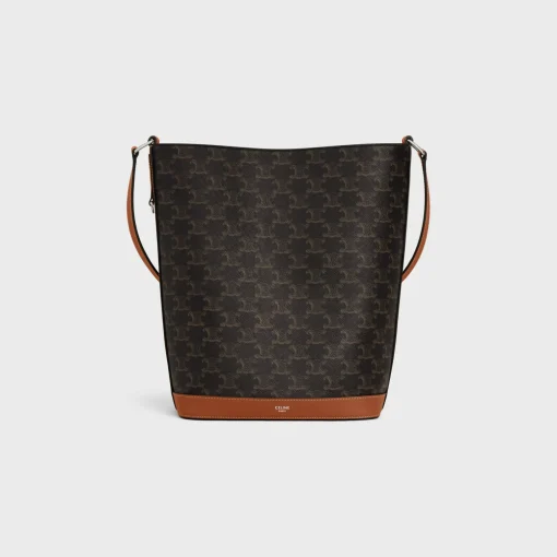 Bucket in Triomphe canvas and calfskin
