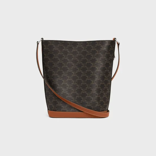 Bucket in Triomphe canvas and calfskin