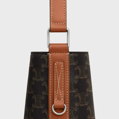 Bucket in Triomphe canvas and calfskin