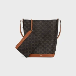 Bucket in Triomphe canvas and calfskin
