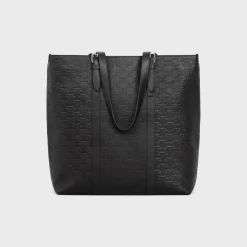 CABAS WITH BUCKLE in Calfskin with triomphe embossed