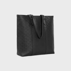 CABAS WITH BUCKLE in Calfskin with triomphe embossed