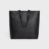 CABAS WITH BUCKLE in SMOOTH CALFSKIN