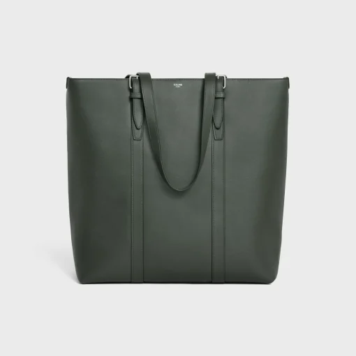 CABAS WITH BUCKLE in SMOOTH CALFSKIN