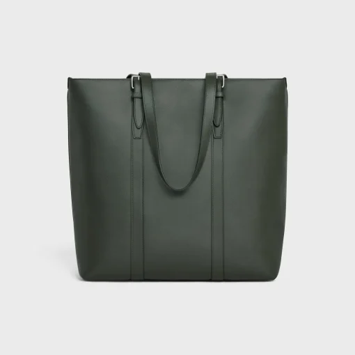 CABAS WITH BUCKLE in SMOOTH CALFSKIN