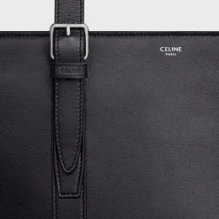 CABAS WITH BUCKLE in SMOOTH CALFSKIN