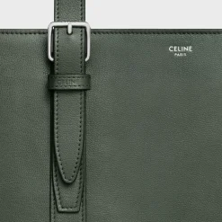 CABAS WITH BUCKLE in SMOOTH CALFSKIN