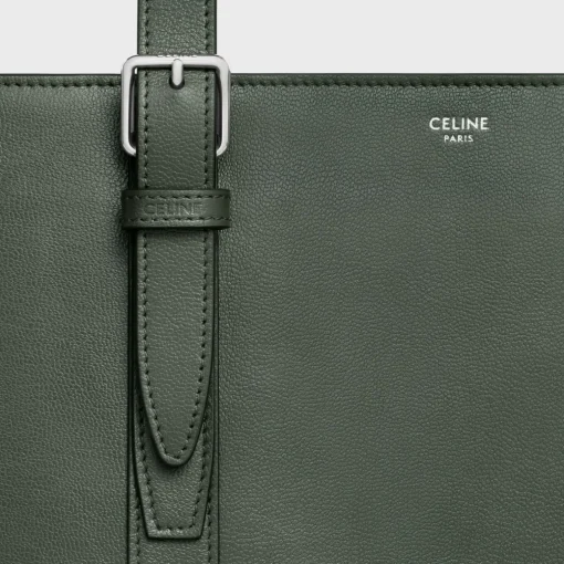 CABAS WITH BUCKLE in SMOOTH CALFSKIN