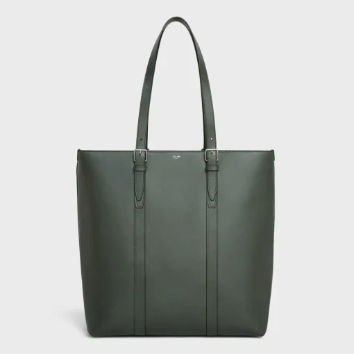 CABAS WITH BUCKLE in SMOOTH CALFSKIN