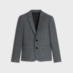 Campbell jacket in flannel twill