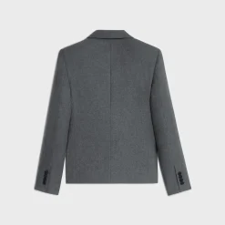 Campbell jacket in flannel twill