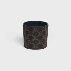 Candle Case in Triomphe Canvas and Calfskin