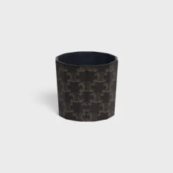 Candle Case in Triomphe Canvas and Calfskin