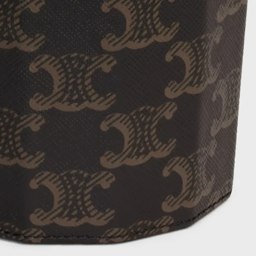 Candle Case in Triomphe Canvas and Calfskin
