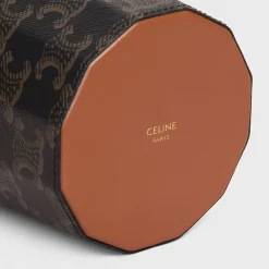 Candle Case in Triomphe Canvas and Calfskin