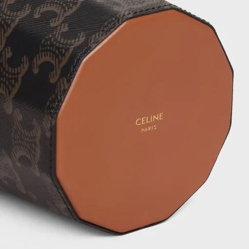 Candle Case in Triomphe Canvas and Calfskin