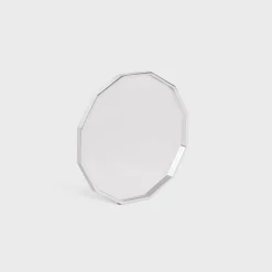 Candle Lid in Steel and lizard