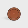Candle stand in smooth calfskin