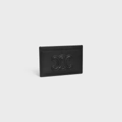 CARD HOLDER CUIR TRIOMPHE IN SHINY CALFSKIN
