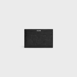 Card holder in Calfskin with triomphe embossed