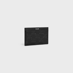 Card holder in Calfskin with triomphe embossed