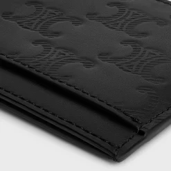 Card holder in Calfskin with triomphe embossed