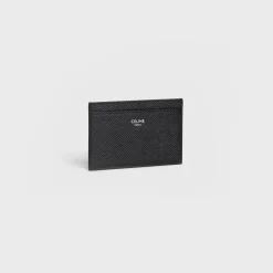 Card holder in Grained calfskin