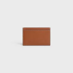 Card holder in smooth lambskin