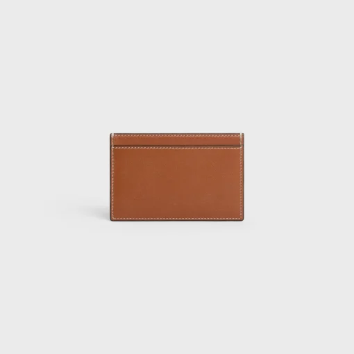 Card holder in smooth lambskin