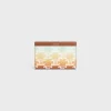 Card holder in TRIOMPHE CANVAS SUNSET AND CALFSKIN