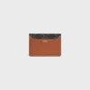 CARD HOLDER in Triomphe canvas AND calfskin