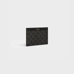 Card holder in Triomphe Canvas and calfskin