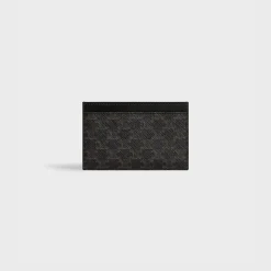 Card holder in Triomphe Canvas and calfskin