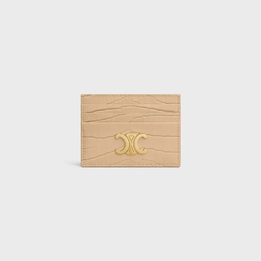 CARD HOLDER TRIOMPHE in NILOTICUS CROCODILE