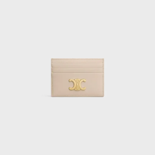CARD HOLDER TRIOMPHE in Shiny calfskin