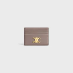 CARD HOLDER TRIOMPHE in Shiny calfskin