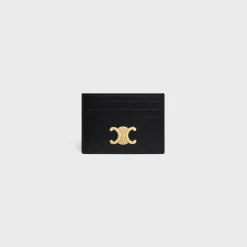 CARD HOLDER TRIOMPHE in Shiny calfskin