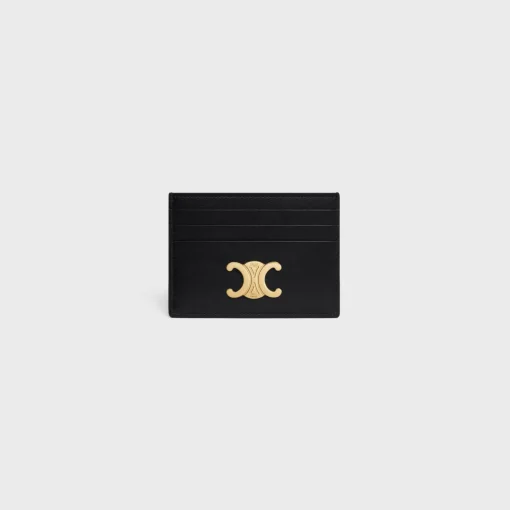 CARD HOLDER TRIOMPHE in Shiny calfskin