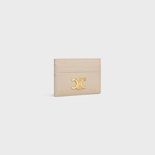 CARD HOLDER TRIOMPHE in Shiny calfskin