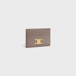 CARD HOLDER TRIOMPHE in Shiny calfskin