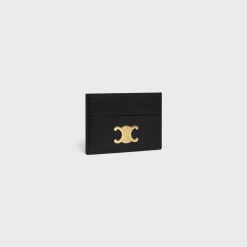 CARD HOLDER TRIOMPHE in Shiny calfskin