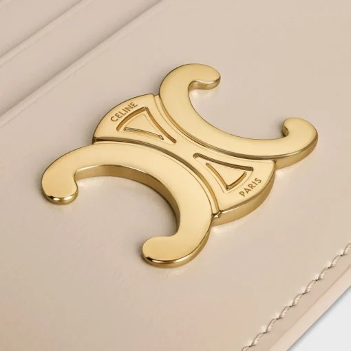CARD HOLDER TRIOMPHE in Shiny calfskin