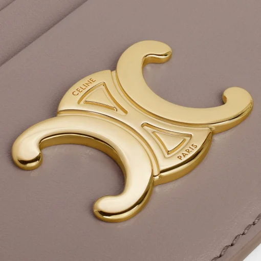 CARD HOLDER TRIOMPHE in Shiny calfskin